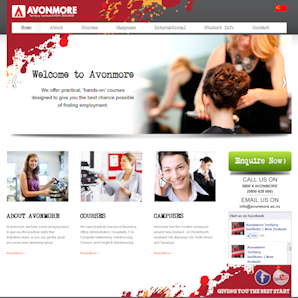 Avonmore - website design by Chris Mole Media