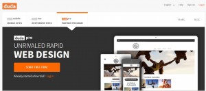 Duda online website design builder